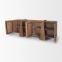 70628 - Eula Medium Brown Wood 4-Door Sideboard