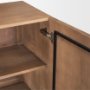 70628 - Eula Medium Brown Wood 4-Door Sideboard