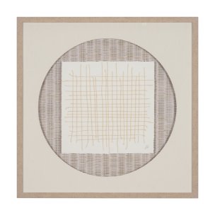 String Net II by Studio M a handmade Original Framed 3D Textured Artwork under Glass