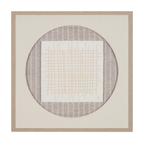 15148 - String Net II by Studio M a handmade Original Framed 3D Textured Artwork under Glass