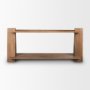 70630 - Eula Medium Brown Wood Console Table