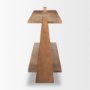 70630 - Eula Medium Brown Wood Console Table