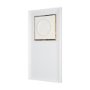 15145 - Caldera White by Studio M a handmade Original Framed Artwork under Glass