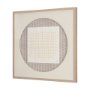 15148 - String Net II by Studio M a handmade Original Framed 3D Textured Artwork under Glass