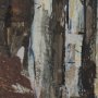 15151 - Forest View V by Mercana Studio a Hand Embellished Textured Framed Art Print