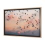 15157 - Evening Flight by Mercana Studio a Hand Embellished Textured Framed Photo Art Print Matted under Gla