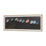 15174 - Neatly Moored by Mercana Studio a Hand Embellished Textured Framed Photo Art Print Matted under Glas