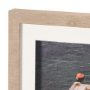 15174 - Neatly Moored by Mercana Studio a Hand Embellished Textured Framed Photo Art Print Matted under Glas