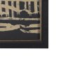 15183 - Woven Lines II Tan  by Mercana Studio a Hand Embellished Textured Framed Art Print