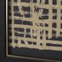 15183 - Woven Lines II Tan  by Mercana Studio a Hand Embellished Textured Framed Art Print