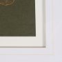15194 - Thoroughbred III Olive by Mercana Studio Hand Embellished Framed Art Print Matted under Glass