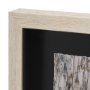 15198 - Wood Grain Fish II by Mercana Studio a Hand Embellished Textured Framed Art Print Matted under Glass