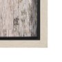 15205 - Wood Grain Sea Plant I by Mercana Studio a Hand Embellished Textured Framed Art Print