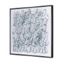 102612-FL - Story Telling by Mercana Studio a Hand Embellished Textured Framed Canvas