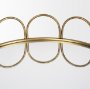 70549 - Lenore Round Metal/Mirror Tray Gold (Set of 2)