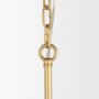 70441 - Barbara Brushed Gold Metal w/ Frosted Glass Globes  18-Light Chandelier