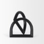 70526 - Locke Small Matte Black Metal Decorative Object