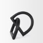 70526 - Locke Small Matte Black Metal Decorative Object