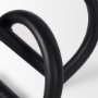70526 - Locke Small Matte Black Metal Decorative Object