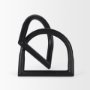 70527 - Locke Large Matte Black Metal Decorative Object
