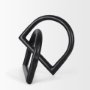 70527 - Locke Large Matte Black Metal Decorative Object