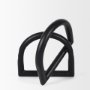 70527 - Locke Large Matte Black Metal Decorative Object