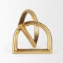 70528 - Locke Small Matte Gold Metal Decorative Object