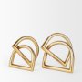 70528 - Locke Small Matte Gold Metal Decorative Object