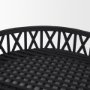 70540 - Thea Matte Black Wicker Trays (Set of 2)