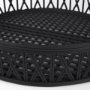 70540 - Thea Matte Black Wicker Trays (Set of 2)