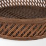 70541 - Thala Medium Brown Round Wicker Tray (Set of 2)