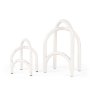 70531 - Springe White & Gray Speckled Arch Decorative Object (Set of 2)