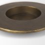 70539 - Vivian Gold Metal and Glass Hurricane Candle Holder (Set of 2)