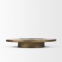 70539 - Vivian Gold Metal and Glass Hurricane Candle Holder (Set of 2)