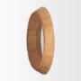 70600 - Ranela Light Brown Beaded Wooden Wall Mirror
