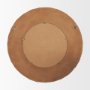 70600 - Ranela Light Brown Beaded Wooden Wall Mirror
