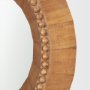 70600 - Ranela Light Brown Beaded Wooden Wall Mirror