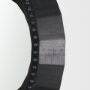 70601 - Ranela Black Beaded Wooden Wall Mirror