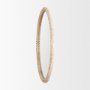 70605 - Roan Light Brown Wood Beaded Wall Mirror