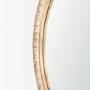 70605 - Roan Light Brown Wood Beaded Wall Mirror