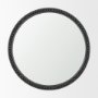 70606 - Roan Black Wood Beaded Wall Mirror