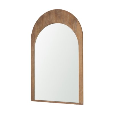 70622 - Celeste Light Brown Wood Medium Arched Mirror