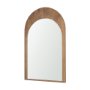 70622 - Celeste Light Brown Wood Medium Arched Mirror