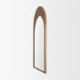 70622 - Celeste Light Brown Wood Medium Arched Mirror