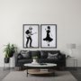 14860 - A Dancing Night I by Mercana Studio a Hand Embellished Textured Framed Art Print Matted under Glass