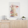 101972-L - Lama III by Mercana Studio a Hand Embellished Textured Canvas