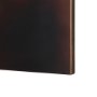70599 - Rios Gold and Red Painted w/ Acid Wash Metal Wall Art