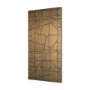 70596 - Roho Painted Gold Metal Wall Art