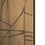 70596 - Roho Painted Gold Metal Wall Art