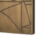 70596 - Roho Painted Gold Metal Wall Art